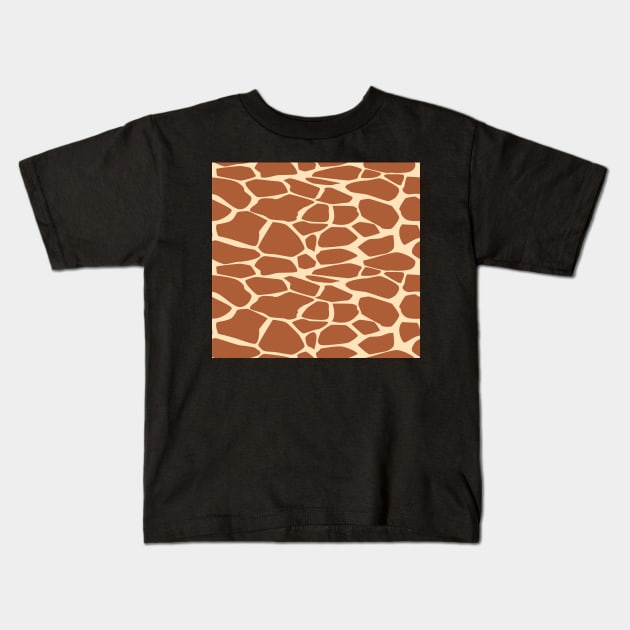 Seamless leopard pattern Kids T-Shirt by Dawaly